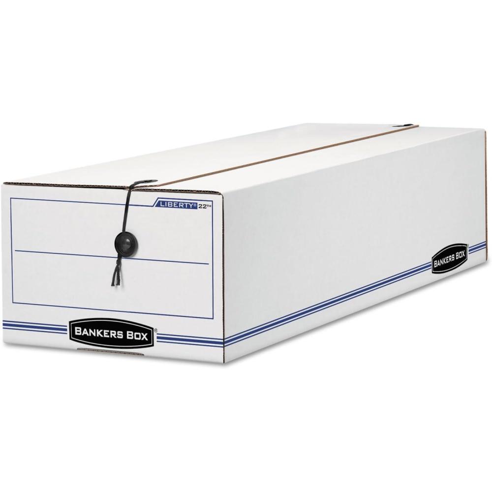 imageBankers Box LIBERTY Check and Form Boxes Standard SetUp String and Button 10 34 x 23 14 x 4 58 Inches Case of 12 000057H x 875W x 2375D
