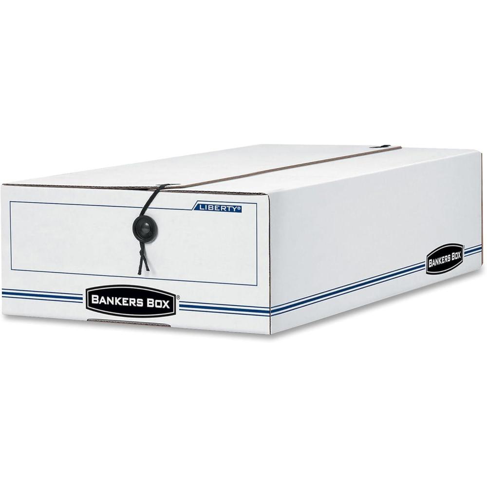 imageBankers Box LIBERTY Check and Form Boxes Standard SetUp String and Button 10 34 x 23 14 x 4 58 Inches Case of 12 000059 x 1425 x 4