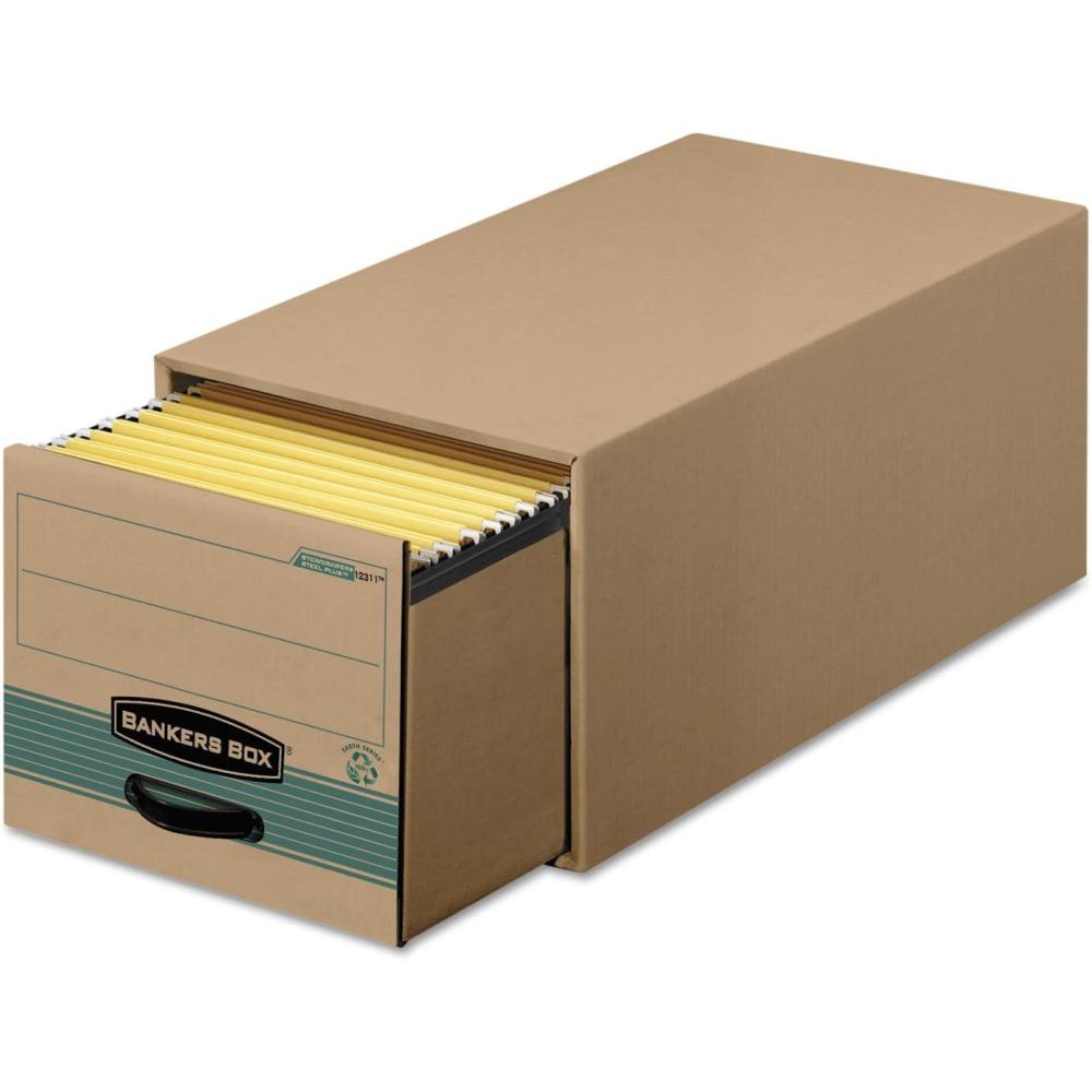 imageBankers Box StorDrawer Steel Plus 100 Recycled Storage Drawers Legal 6 Pack 1231201One Size