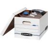 Bankers Box 0071302 STOR/File Storage Boxes, Standard Set-Up, Lift-Off Lid, Letter/Legal, Pack of 20, White