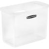 Bankers Box 1 Pack Portable Open Desktop Plastic File Storage Box with Hanging Rails, Side Handle, Organizer Bin, Letter