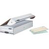 Bankers Box 12 Pack STOR/FILE Check Storage Boxes, Standard Setup, Attached Flip Top Lid, 4 x 9 x 24 Inches