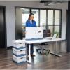 Bankers Box 20 Pack STOR/FILE Medium-Duty File Storage Boxes, FastFold, Lift-Off Lid, Letter/Legal, White/Blue(30-Pack)