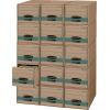 Banker’s Box 6 Pack STOR/DRAWER STEEL PLUS 100% Recycled Extra Space Saving Filing Cabinet, Stacks 5 High, Letter, Kraft/Green