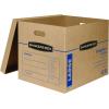 Bankers Box Classic Moving Box 12 Pack Kit, Reinforced Handles, Tape-Free Assembly, Box with Lid, 8 Small and 4 Medium Boxes (7716401)(Assorted Kit)