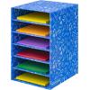 Bankers Box Classroom 6 Shelf Organizer 18″H x 12″W x 13 1/4″D (3381201)(Blue)
