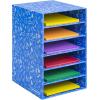 Bankers Box Classroom 6 Shelf Organizer 18″H x 12″W x 13 1/4″D (3381201)(Blue)