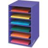 Bankers Box Classroom 6 Shelf Organizer 18″H x 12″W x 13 1/4″D (3381201)(Purple)