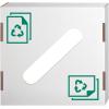 Bankers Box Corrugated Cardboard Trash and Recycling Container lids, Paper Recycling Icon, 10 Each (7320301)