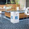 Bankers Box Corrugated Cardboard Trash and Recycling Container lids, Paper Recycling Icon, 10 Each (7320301)