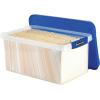 Bankers Box Heavy Duty Plastic File Box with Hanging Rails, Letter/Legal, 1 Pack (0086205)(Letter)