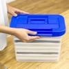 Bankers Box Heavy Duty Plastic File Box with Hanging Rails, Letter/Legal, 1 Pack (0086205)(Portable Letter)