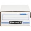 Bankers Box LIBERTY Binder-Pak, Standard Set-Up, Attached Flip-Top Lid, Letter, 4 3/8 x 9 1/8 x 11 3/8 Inches, Case of 12 (48110)