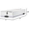 Bankers Box LIBERTY Check and Form Boxes, Standard Set-Up, String and Button, 10 3/4 x 23 1/4 x 4 5/8 Inches, Case of 12 (00005)(5.75″ x 9 x 23.25″)
