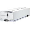 Bankers Box LIBERTY Check and Form Boxes, Standard Set-Up, String and Button, 10 3/4 x 23 1/4 x 4 5/8 Inches, Case of 12 (00005)(6″H x 9.5″W x 23.5″D)