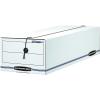 Bankers Box LIBERTY Check and Form Boxes, Standard Set-Up, String and Button, 10 3/4 x 23 1/4 x 4 5/8 Inches, Case of 12 (00005)(6″H x 9.5″W x 23.5″D)