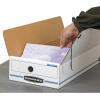 Bankers Box LIBERTY Check and Form Boxes, Standard Set-Up, String and Button, 10 3/4 x 23 1/4 x 4 5/8 Inches, Case of 12 (00005)(9″ x 14.25″ x 4″)