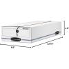 Bankers Box LIBERTY Check and Form Boxes, Standard Set-Up, String and Button, 10 3/4 x 23 1/4 x 4 5/8 Inches, Case of 12 (00005)(9.5″ x 23.25″ x 4.25″)