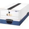 Bankers Box LIBERTY PLUS Heavy-Duty Storage Boxes, FastFold, String and Button, Legal, Case of 12 (12112)(Legal)