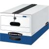 Bankers Box LIBERTY PLUS Heavy-Duty Storage Boxes, FastFold, String and Button, Legal, Case of 12 (12112)(Letter)