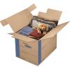 Bankers Box Large Prime Moving Box 6 Pack, Reinforced Handles, Tape-Free Assembly, Attached Lid, 18-in x 18-in x 24-in (0062904)(Large)