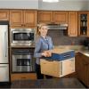 Bankers Box Large Prime Moving Box 6 Pack, Reinforced Handles, Tape-Free Assembly, Attached Lid, 18-in x 18-in x 24-in (0062904)(Medium)