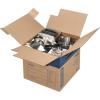 Bankers Box Large Prime Moving Box 6 Pack, Reinforced Handles, Tape-Free Assembly, Attached Lid, 18-in x 18-in x 24-in (0062904)(Medium)