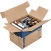 Bankers Box Large Prime Moving Box 6 Pack, Reinforced Handles, Tape-Free Assembly, Attached Lid, 18-in x 18-in x 24-in (0062904)(Small)