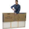 Bankers Box Medium – up to 40″ TV/Picture/Mirror – Moving Box 4 Pack, 37 x 4 x 27 in (7711201)(Adjustable)
