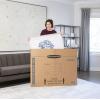 Bankers Box Medium – up to 40″ TV/Picture/Mirror – Moving Box 4 Pack, 37 x 4 x 27 in (7711201)(Large)
