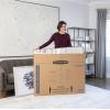 Bankers Box Medium – up to 40″ TV/Picture/Mirror – Moving Box 4 Pack, 37 x 4 x 27 in (7711201)(Medium)