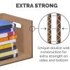 Bankers Box Medium Classic Moving Box 10 Pack, Reinforced Handles, Tape-Free Assembly, Box with Lid, 19-in x 14.5-in x 15.5-in (7717204)(10-Pk)