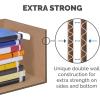 Bankers Box Medium Classic Moving Box 10 Pack, Reinforced Handles, Tape-Free Assembly, Box with Lid, 19-in x 14.5-in x 15.5-in (7717204)(8-Pk)