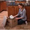 Bankers Box Medium Classic Moving Box 10 Pack, Reinforced Handles, Tape-Free Assembly, Box with Lid, 19-in x 14.5-in x 15.5-in (7717204)(8-Pk)
