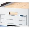 Bankers Box PRESTO Heavy-Duty Storage Boxes, Instant Assembly, Lift-Off Lid, Letter, Case of 12, (0063101)