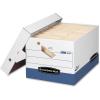 Bankers Box PRESTO Heavy-Duty Storage Boxes with Ergonomic Handles, Instant Assembly, Lift-Off Lid, Letter/Legal, Case of 12 (0063601)