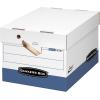 Bankers Box PRESTO Heavy-Duty Storage Boxes with Ergonomic Handles, Instant Assembly, Lift-Off Lid, Letter/Legal, Case of 12 (0063601)