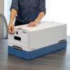 Bankers Box STOR/FILE Medium-Duty Storage Boxes, FastFold, String and Button, Legal, 4 Pack (0070503)