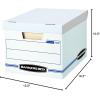 Bankers Box STOR/FILE Storage Boxes, Standard Set-Up, Lift-Off Lid, Letter/Legal, 6 Pack (57036-04)