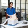 Bankers Box STOR/File Medium-Duty Storage Boxes, FastFold, Lift-Off Lid, Letter, 4 Pack (0070104)