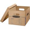 Bankers Box Small Classic Moving Box 20 Pack, Reinforced Handles, Tape-Free Assembly, Box with Lid, 15-in x 12-in x 10-in (7714210)(15 Pack)