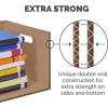 Bankers Box Small Classic Moving Box 20 Pack, Reinforced Handles, Tape-Free Assembly, Box with Lid, 15-in x 12-in x 10-in (7714210)(20 Pack)