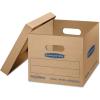Bankers Box Small Classic Moving Box 20 Pack, Reinforced Handles, Tape-Free Assembly, Box with Lid, 15-in x 12-in x 10-in (7714210)(20 Pack)