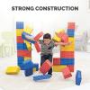 Bankers Box at Play Cardboard ABC/123 Building Learning Blocks, 50 Pack, Larger 3″x 3″ Montessori Toy Blocks for Kids and Families(Building Blocks 40pk)