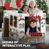 Bankers Box at Play Color in Holiday Truck, Cardboard Playhouse and Life Size Craft Activity for Kids and Families