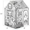 Bankers Box at Play Color in Unicorn Playhouse, Cardboard Playhouse and Life Size Craft Activity for Kids and Families