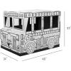 Bankers Box at Play School Bus Cardboard Playhouse and Craft Activity for Kids(School Bus)