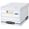 Bankers Box 0071302 STOR/File Storage Boxes, Standard Set-Up, Lift-Off Lid, Letter/Legal, Pack of 20, White