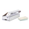 Bankers Box 12 Pack STOR/FILE Check Storage Boxes, Standard Setup, Attached Flip Top Lid, 4 x 9 x 24 Inches