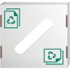 Bankers Box Corrugated Cardboard Trash and Recycling Container lids, Paper Recycling Icon, 10 Each (7320301)